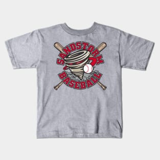 Sandstorm Baseball Team Logo Kids T-Shirt